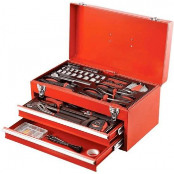 FX Tools Advanced Gereedschapskist 47 x 24 x H23 cm gevuld met gereedschap - 196 delig