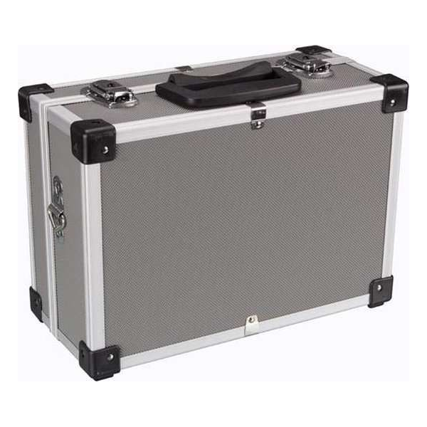 Aluminium Gereedschapskoffer - 320 x 230 x 155 mm - Grijs Aluminium Gereedschapskoffer - 320 x 230 x 155 mm - Grijs
