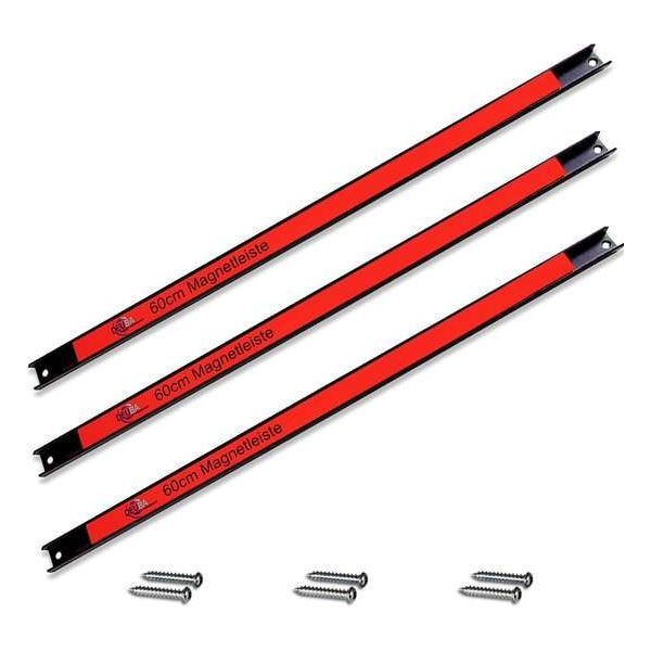 Magnetische Gereedschaphouder 60 cm (3 stuks) Capaciteit 23 kg Magneetstrip Magnetische Gereedschaphouder 60 cm (3 stuks) Capaciteit 23 kg Magneetstrip