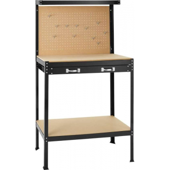 TECTAKE Werkbank 402749 - Met Gaatjeswand En Laden Werktafel