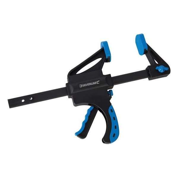 Silverline 324779 Heavy Duty Snelspanklem - 150mm Silverline 324779 Heavy Duty Snelspanklem - 150mm