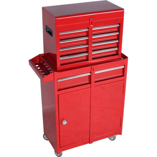 / Gereedschapswagen Tbt1204+Tbr1201 Rood / Gereedschapswagen Tbt1204+Tbr1201 Rood