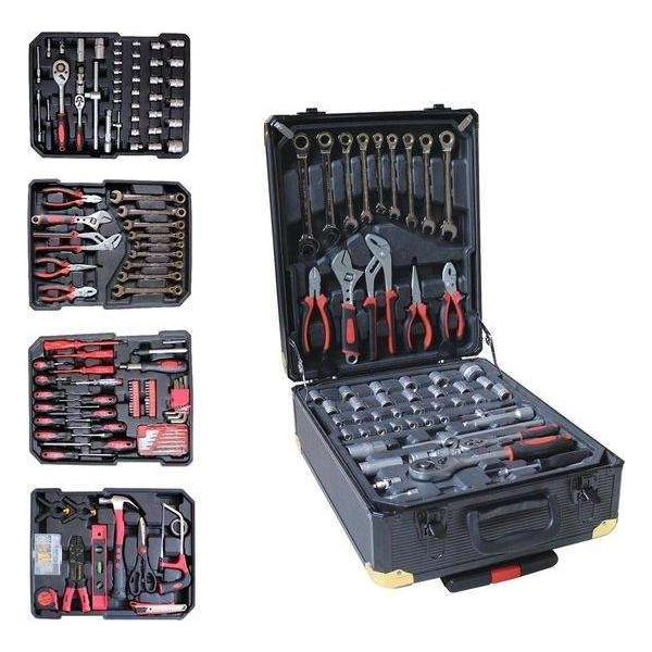 Swiss Kraft - Gereedschapskist Gereedschapset 326 delig met telescopische handvat Swiss Kraft - Gereedschapskist Gereedschapset 326 delig met telescopische handvat