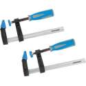 Silverline 590588 2 Delige F-klemmen set - 150 x 50mm