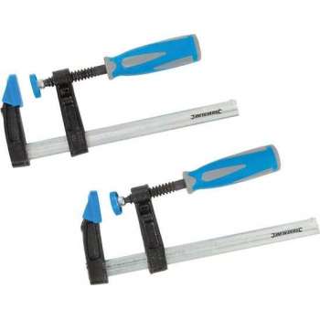 Silverline 590588 2 Delige F-klemmen set - 150 x 50mm