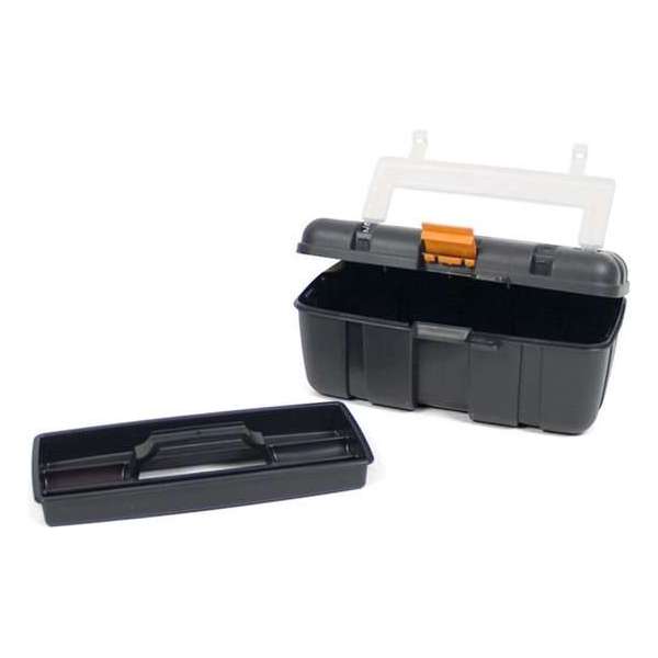 Gerimport Gereedschapskoffer 25 X 14 X 11 Cm Zwart Gerimport Gereedschapskoffer 25 X 14 X 11 Cm Zwart