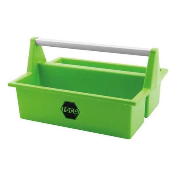Reca Gereedschapsbox groen inclusief aluminium handgreep Reca Gereedschapsbox groen inclusief aluminium handgreep
