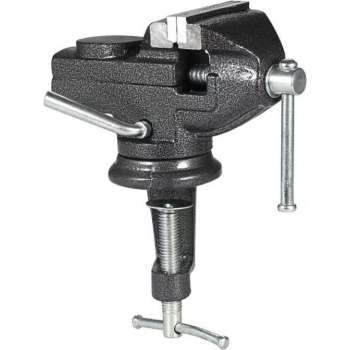 Bankschroef - Bankschroef met tafelklem - 60 mm - Zwart