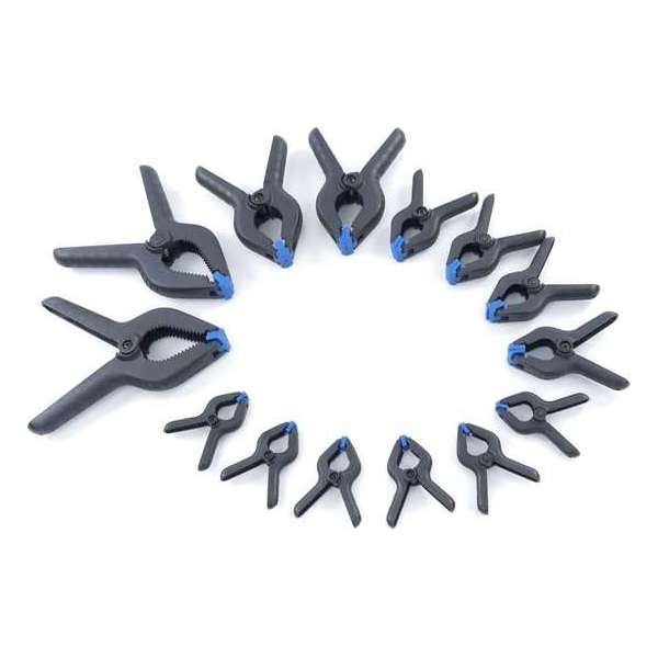 14 Delige Marktklemmen Set Van 75 tot 225 mm 14 Delige Marktklemmen Set Van 75 tot 225 mm
