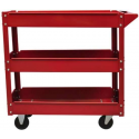 vidaXL - Gereedschapswagen Gereedschap Trolley 3 schappen 140156