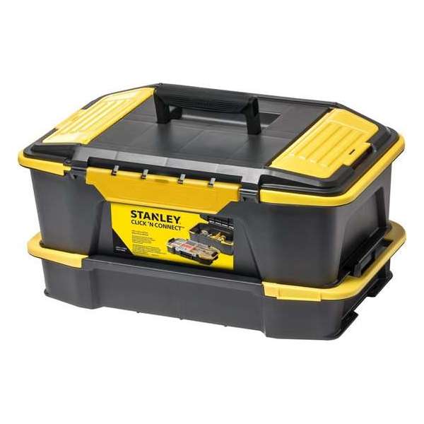 STANLEY Gereedschapskoffer Click & Connect - Met organizer STANLEY Gereedschapskoffer Click & Connect - Met organizer