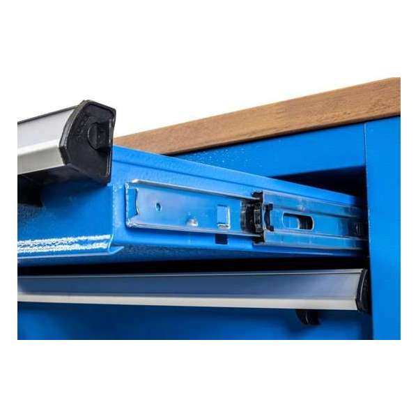 Huvema Gereedschapswagen BL 1D 600x450x850 TR + toolholders Huvema Gereedschapswagen BL 1D 600x450x850 TR + toolholders