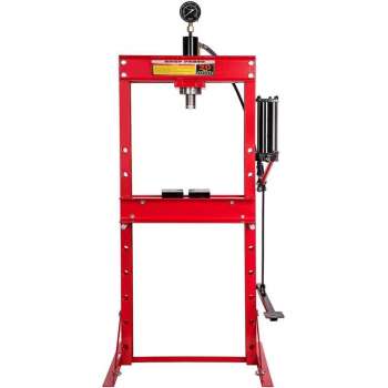Hydraulische pers werkplaatspers raamwerkpers - shop press - 20 Ton - met voetpedaal