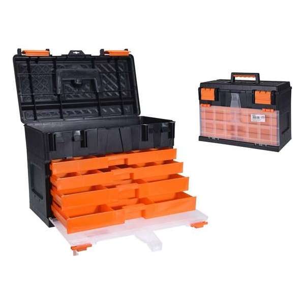 Opbergassortimentbox met 8 assortimentsdozen 45 x 26 x 32 cm Opbergassortimentbox met 8 assortimentsdozen 45 x 26 x 32 cm