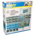 Kinzo gereedschapswand - 100 x 54cm - 10 haken - 43-delig