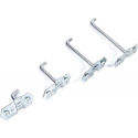 HBM 50 x 6 mm. Enkele Haak voor Gereedschapswand
