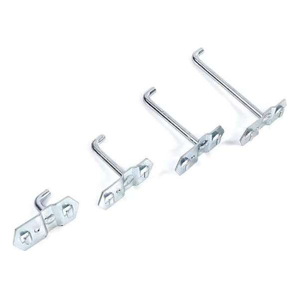 HBM 50 x 6 mm. Enkele Haak voor Gereedschapswand HBM 50 x 6 mm. Enkele Haak voor Gereedschapswand