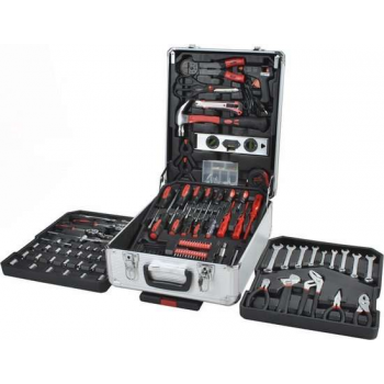 Gereedschapstrolley 187-delig  - Aluminium