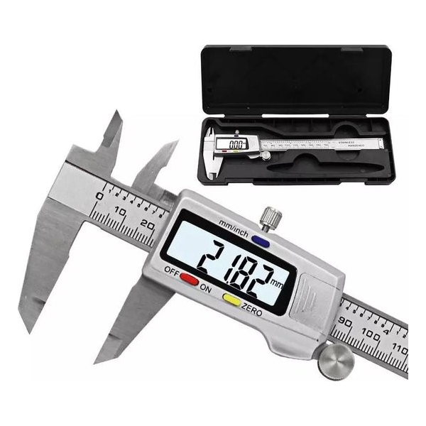 Repus Digitale Schuifmaat RVS | Caliper | Schuifpasser | 150mm | Inclusief opbergdoos | I Repus Digitale Schuifmaat RVS | Caliper | Schuifpasser | 150mm | Inclusief opbergdoos | I