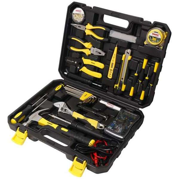 WMC Gereedschapskoffer - set - Inclusief gereedschap voor elektricien 34 delig WMC Gereedschapskoffer - set - Inclusief gereedschap voor elektricien 34 delig