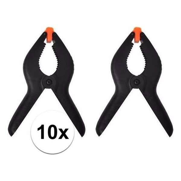 10x Kunststof Lijmklemmen - 16cm Marktklemmen - Veerklemmen 10x Kunststof Lijmklemmen - 16cm Marktklemmen - Veerklemmen
