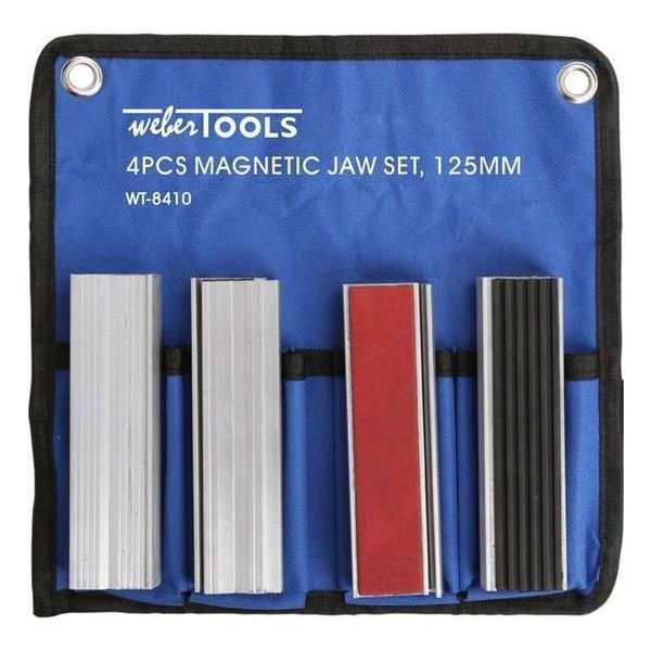 Weber Tools - Beschermbekken-set voor bankschroef - 125 mm - 4 type's 8 bekken Weber Tools - Beschermbekken-set voor bankschroef - 125 mm - 4 type's 8 bekken