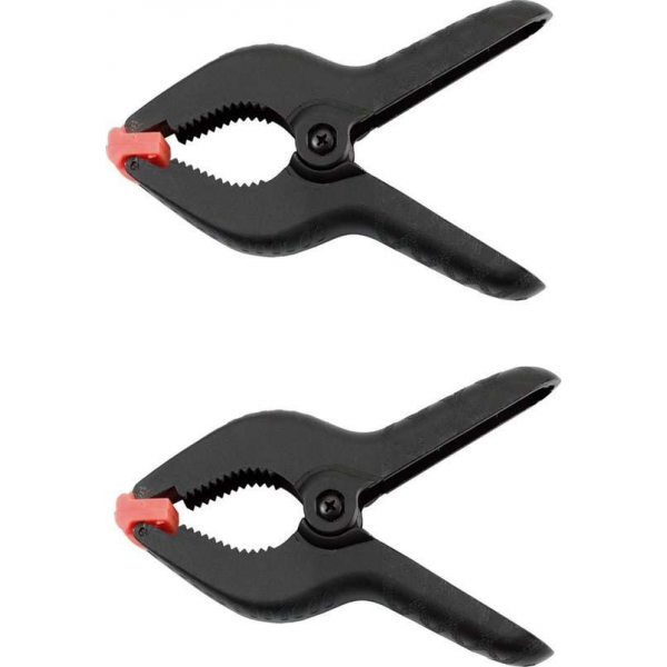 6x stuks lijmtangen / lijmklemmen - kunststof - 10 cm - hobby / klusbenodigdheden - marktkraamklemmen / veerklemmen 6x stuks lijmtangen / lijmklemmen - kunststof - 10 cm - hobby / klusbenodigdheden - marktkraamklemmen / veerklemmen