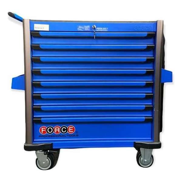 Force Tools Jumbo - Foam - 540 Delig - Gevulde Gereedschapswagen - Blauw - Op Wieltjes - Gratis Verzending Force Tools Jumbo - Foam - 540 Delig - Gevulde Gereedschapswagen - Blauw - Op Wieltjes - Gratis Verzending