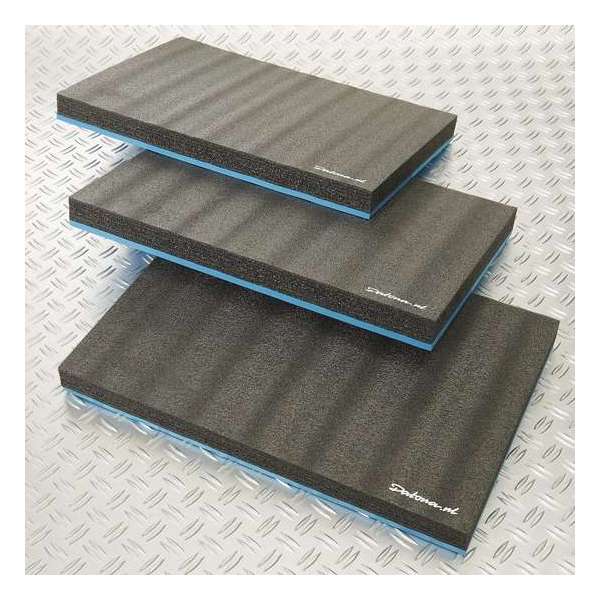 Datona® Schuimmat voor werkbank gelaagd - 3 stuks - Grijs Datona® Schuimmat voor werkbank gelaagd - 3 stuks - Grijs