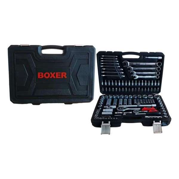 Boxer Gereedschapskoffer - 121 delig - Chroom Vanadium Staal Boxer Gereedschapskoffer - 121 delig - Chroom Vanadium Staal