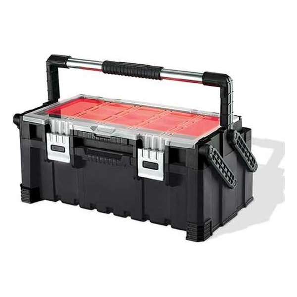 Keter Cantilever - Gereedschapskist - Combo - Zwart-rood - 56.7x31.4x24.5cm En Yourkitchen E-kookboek - Heerlijke Smulrecepten Keter Cantilever - Gereedschapskist - Combo - Zwart-rood - 56.7x31.4x24.5cm En Yourkitchen E-kookboek - Heerlijke Smulrecepten