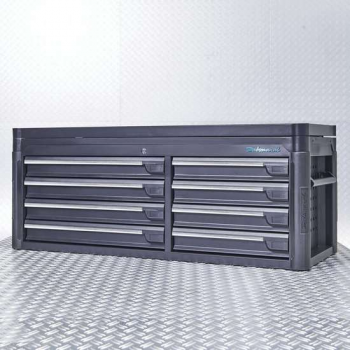 Datona® Gereedschapskist tech-line 125 cm - Mat Zwart
