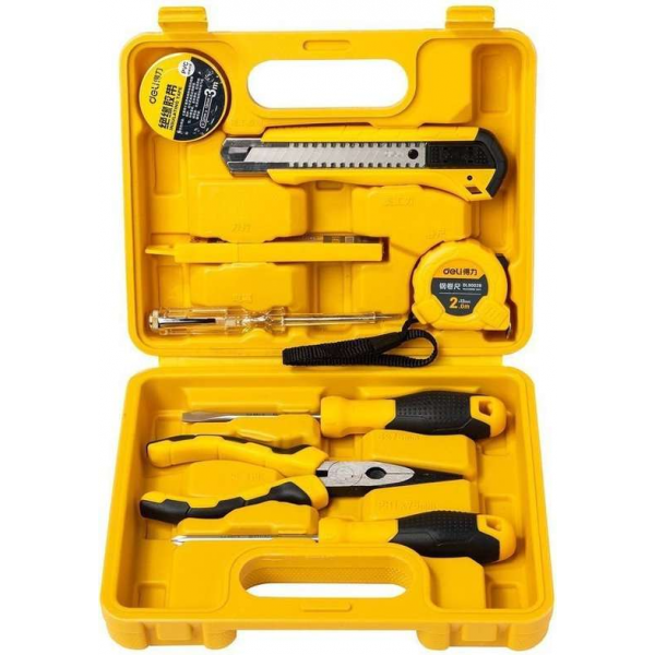 Huishoudgereedschapset 8-delig Deli Tools EDL1008J Huishoudgereedschapset 8-delig Deli Tools EDL1008J