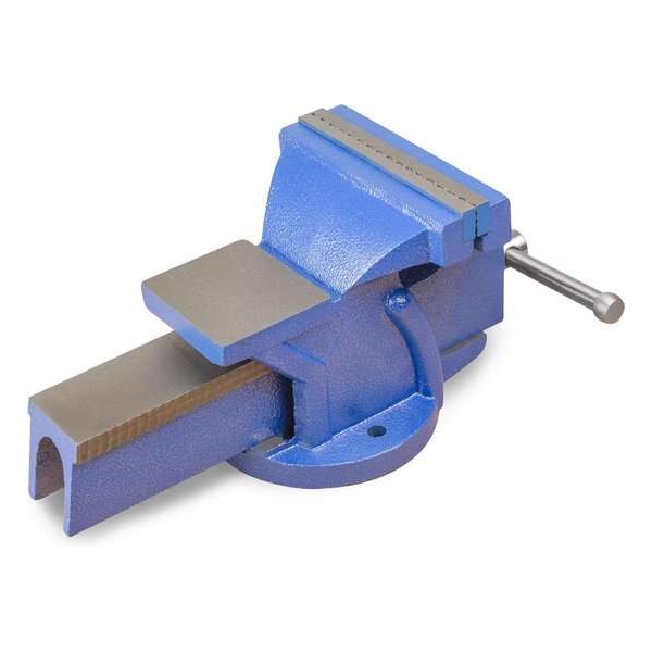 Hanse Werkzeuge Gietijzeren Bankschroef 150 mm - Blauw Hanse Werkzeuge Gietijzeren Bankschroef 150 mm - Blauw