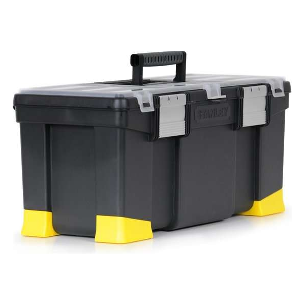 STANLEY 1-97-512 Gereedschapskoffer - 22" - met alu sluitingen - inclusief STANLEY 1-97-512 Gereedschapskoffer - 22" - met alu sluitingen - inclusief