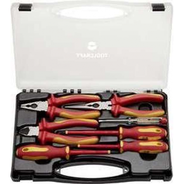 TOOLCRAFT TO-5005137 Gereedschapsset Elektricien In koffer 7-delig TOOLCRAFT TO-5005137 Gereedschapsset Elektricien In koffer 7-delig