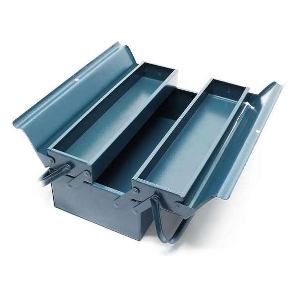 Gereedschapskist 420 x 200 x 160 mm met 3 compartmenten en handvat Gereedschapskist 420 x 200 x 160 mm met 3 compartmenten en handvat