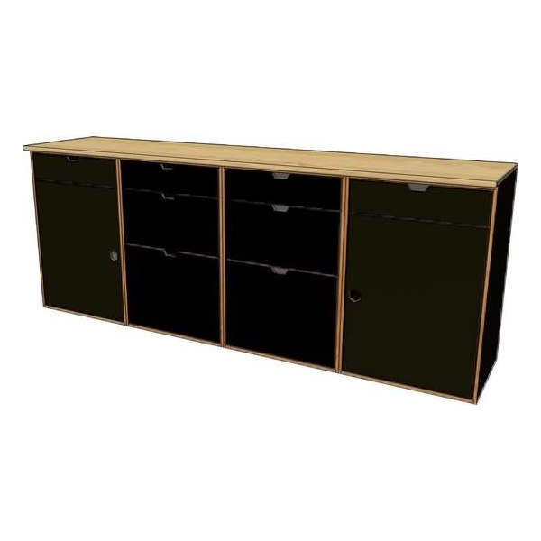Bee-Lite Werkbank set 3, modulair systeem en gemaakt van betonplex Bee-Lite Werkbank set 3, modulair systeem en gemaakt van betonplex