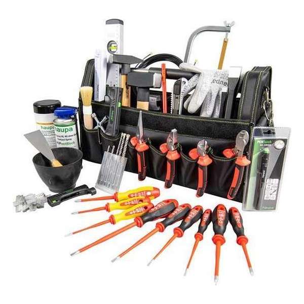 Haupa Tool Container Work gereedschapstas gevuld Haupa Tool Container Work gereedschapstas gevuld