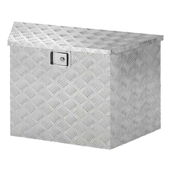 Proplus Opbergbox Dissel Aluminium 121 Liter Zilver Proplus Opbergbox Dissel Aluminium 121 Liter Zilver