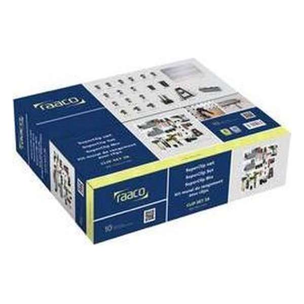 Raaco Super Clip Set - Stalen Gereedschapswand - Opbergsysteem - 46-delig - 104 x 88 x 1.1 cm Raaco Super Clip Set - Stalen Gereedschapswand - Opbergsysteem - 46-delig - 104 x 88 x 1.1 cm