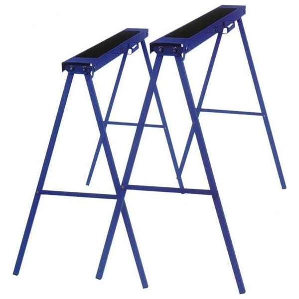 Work Men Set van 2 opvouwbare schragen max 250kg/set Work Men Set van 2 opvouwbare schragen max 250kg/set