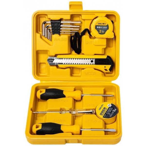 Huishoudgereedschapset 11-delig Deli Tools EDL5050 Huishoudgereedschapset 11-delig Deli Tools EDL5050
