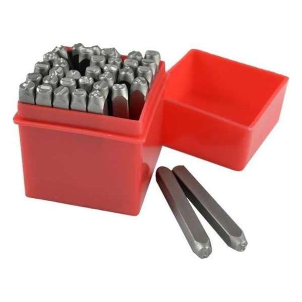 JBM Tools | Set van letters en nummers metaal stempelen 5mm JBM Tools | Set van letters en nummers metaal stempelen 5mm