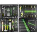 JBM Tools | 4 GEREEDSCHAPSKITS GECOATE MET KOOLSTOFVEZEL