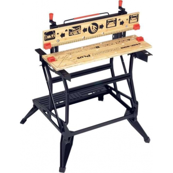 BLACK+DECKER WM825-XJ Workmate/opvouwbare werkbank - 2 Werkhoogtes – Tot 25