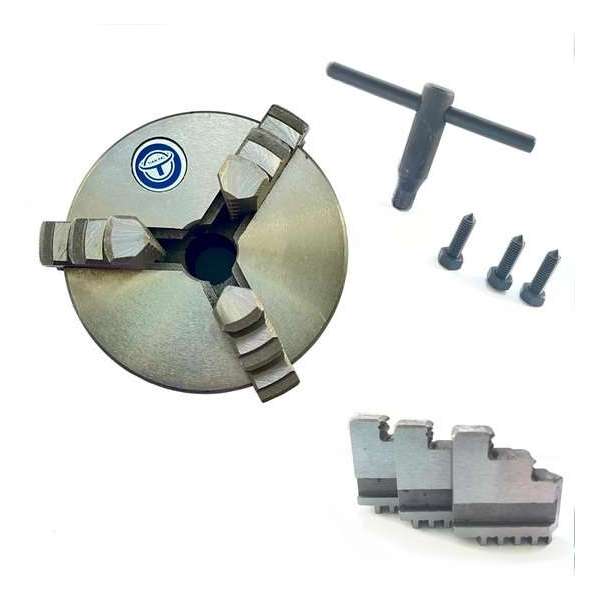 Tian Pai 3 Klauwplaat - Zelfcentrerende 3 Klauwplaat - Onafhankelijke 3 klauwplaat - Maximaal opening 80 mm Tian Pai 3 Klauwplaat - Zelfcentrerende 3 Klauwplaat - Onafhankelijke 3 klauwplaat - Maximaal opening 80 mm