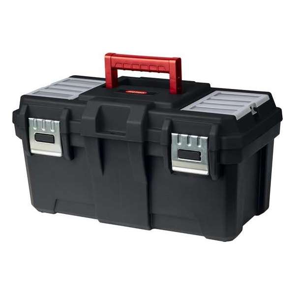 Keter Basic Toolbox Gereedschapskoffer- 19 inch - 48x26x25cm - Zwart Keter Basic Toolbox Gereedschapskoffer- 19 inch - 48x26x25cm - Zwart