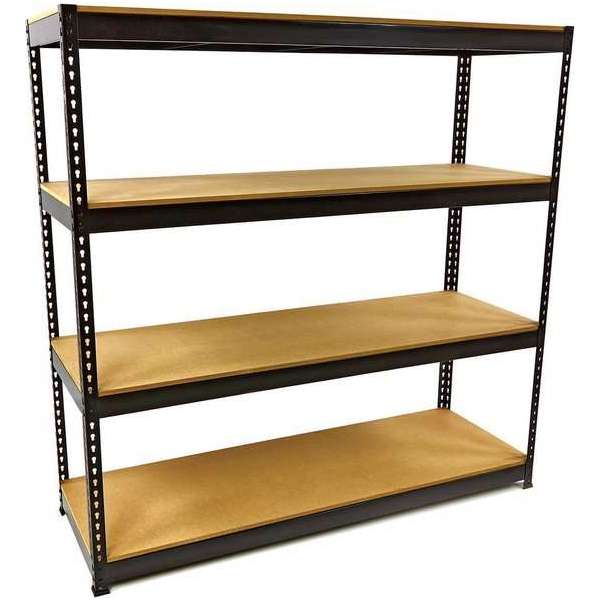 HBM Professionele Legbordstelling / Garagestelling 4 x 400 Kg HBM Professionele Legbordstelling / Garagestelling 4 x 400 Kg