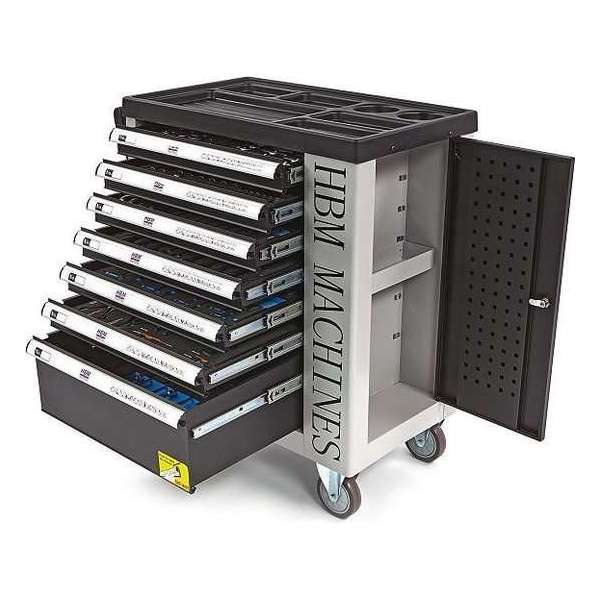HBM 262-delige PREMIUM gereedschapswagen met deur HBM 262-delige PREMIUM gereedschapswagen met deur